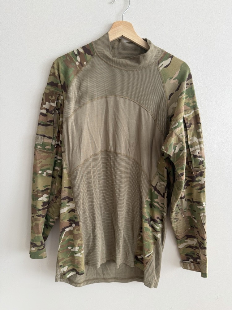US Army Combat Shirt Mens L Multicam OCP Flame Resistant FR Tactical Military