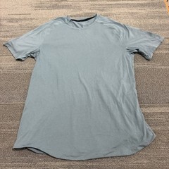 Lululemon Shirt Mens Large Blue Better Each Day Performance Drysense Stretch*