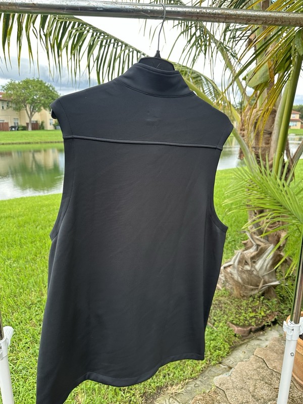 Size Large-Tall Callaway Full Zip Golf Vest Men's CGKS9H9XDS Caviar Polyester gallery