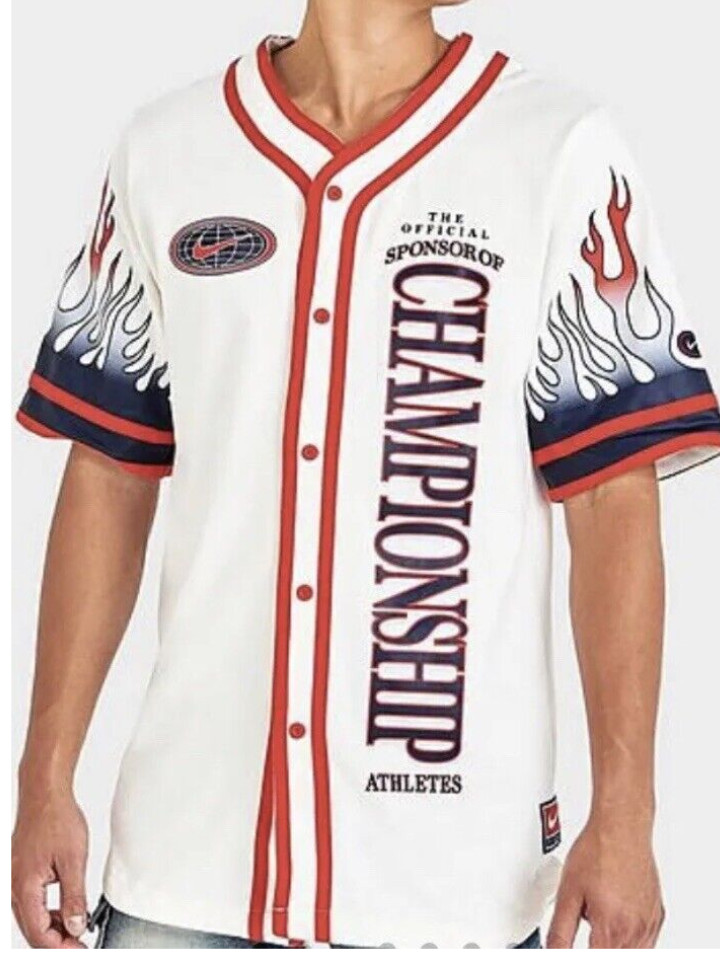 NEW Authentic Mens Nike Americana Championship Jersey Shirt DV9642-133 Sz XL $85 gallery