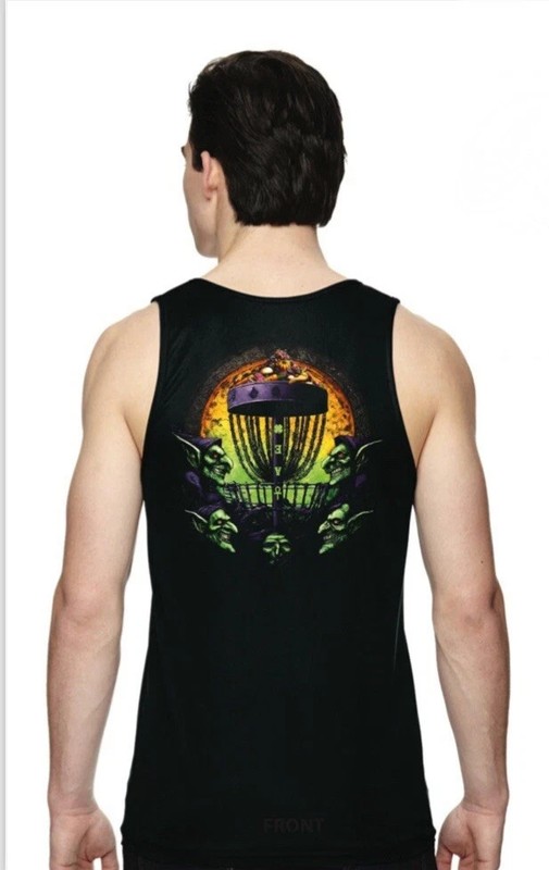 Halloween fall Goblin Gathering Disc Golf Tank Top Shirt breathable and comfy gallery
