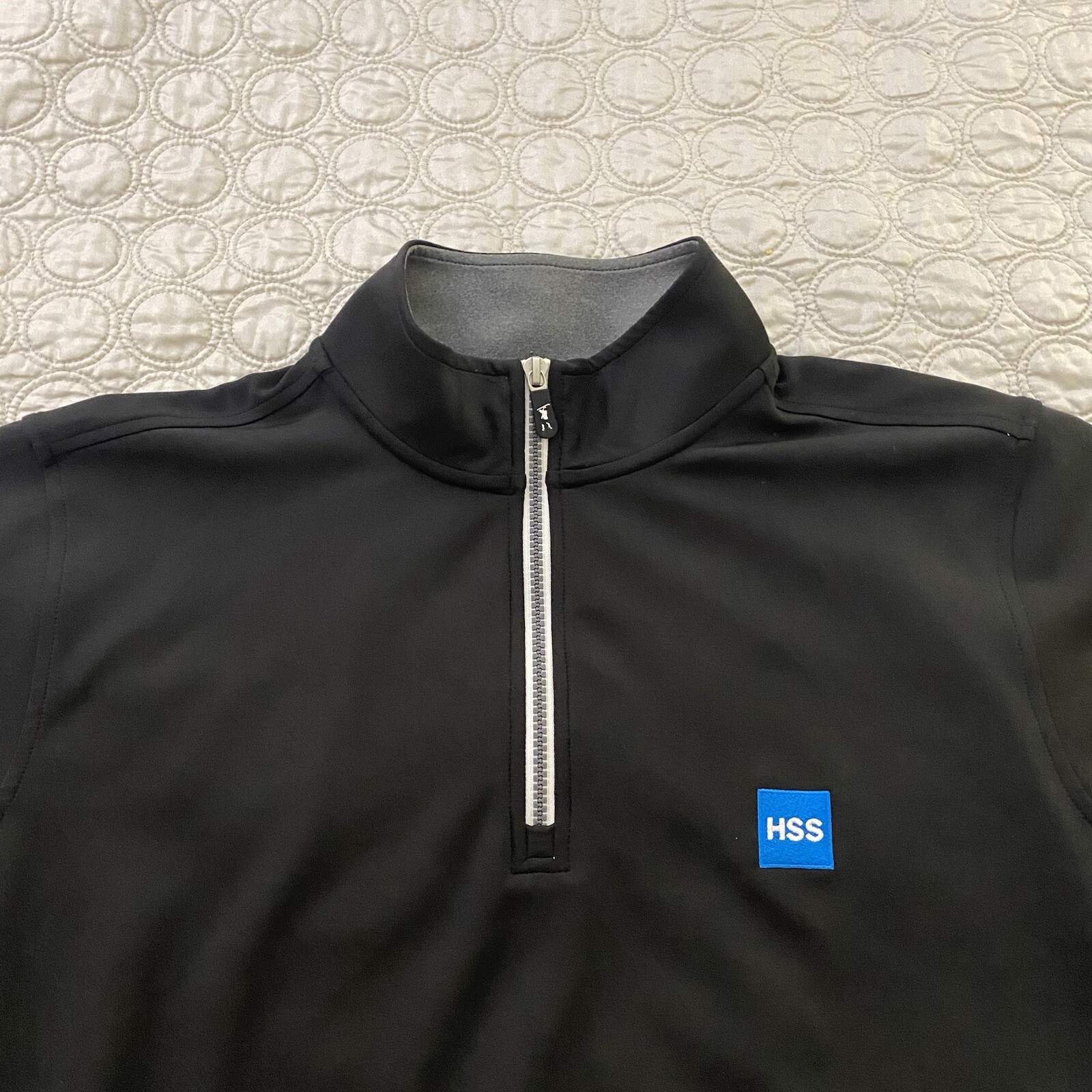 Fairway Green F&G Pullover Men's M Black Tech Golf 1/4 Zip Relaxed Logo gallery