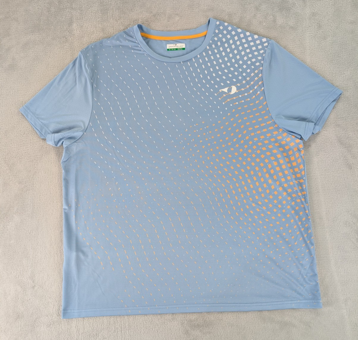 Grand Slam Performance Shirt Lightweight Blue Tennis Short Sleeve Men XL gallery
