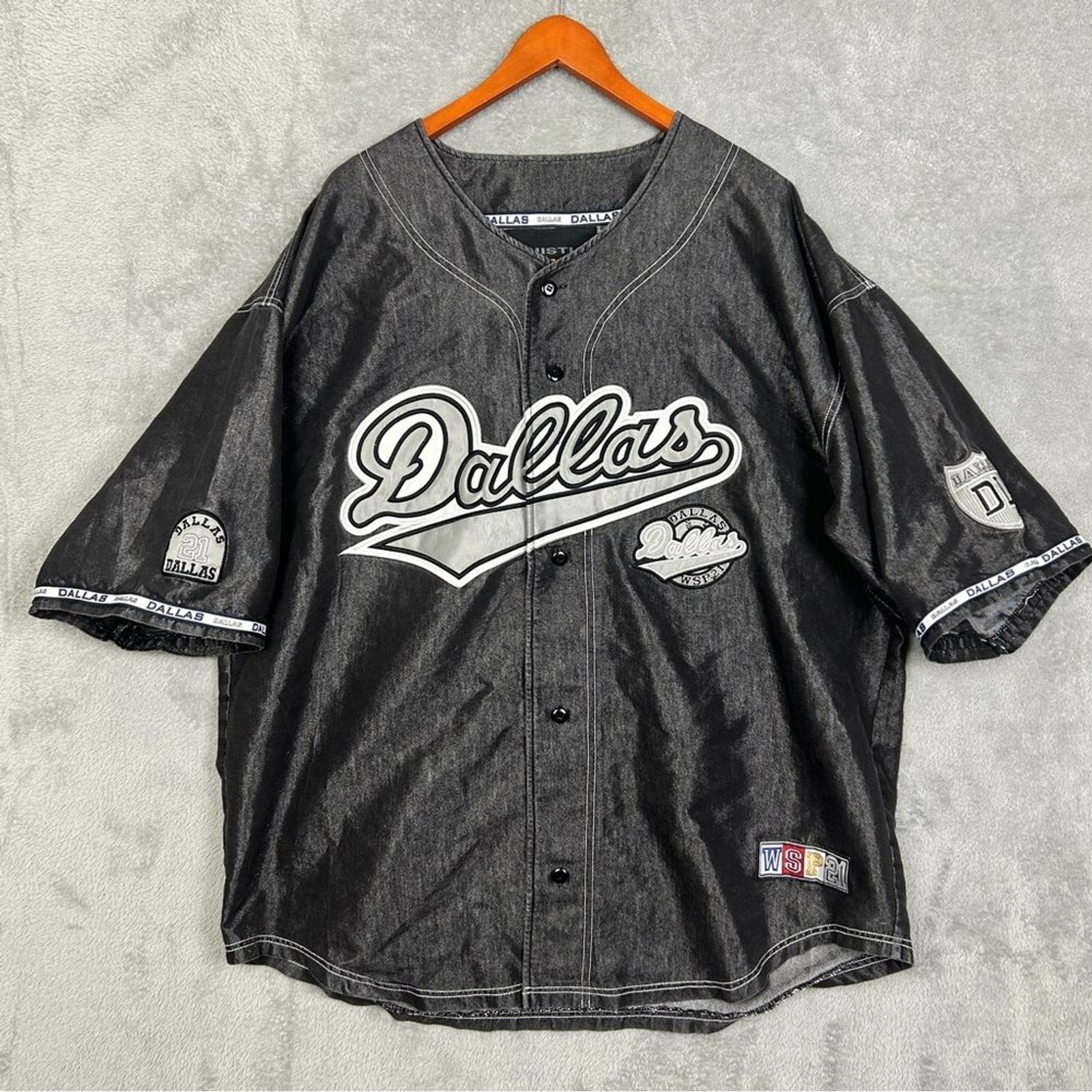 Whistle Sports Classic Dallas WSP21 Grey Baseball Style Big XXLarge Jersey! gallery