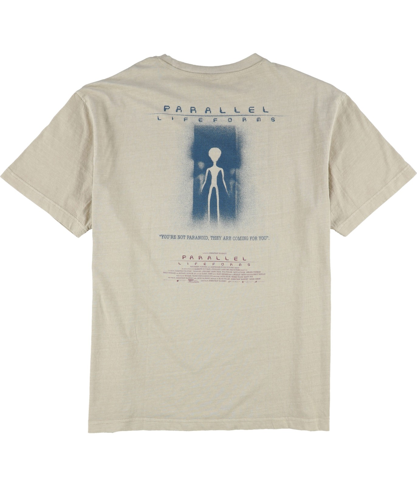 Cotton On Mens Parallel Lifeforms Graphic T-Shirt, beige, 2XL gallery