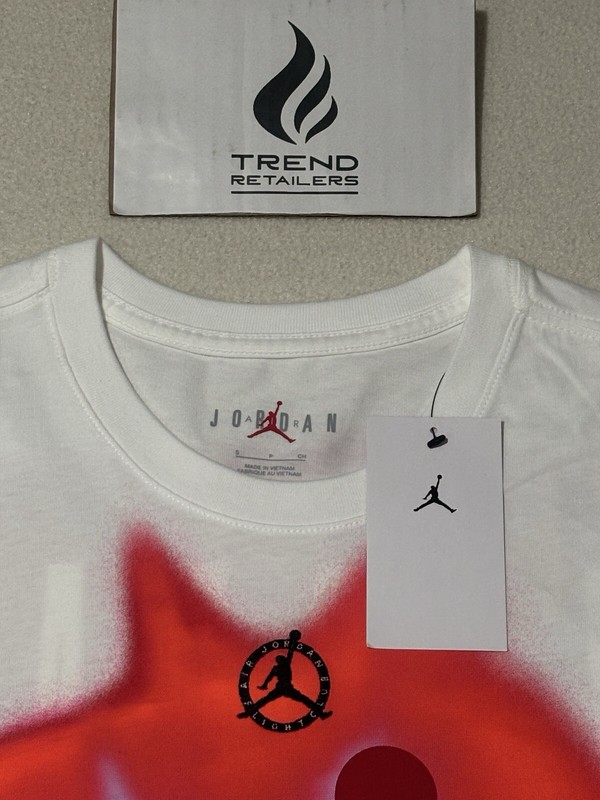 Nike Air Jordan Core USA Flight 84 Olympic Graphic T-Shirt White Sz S HJ6365-100 gallery