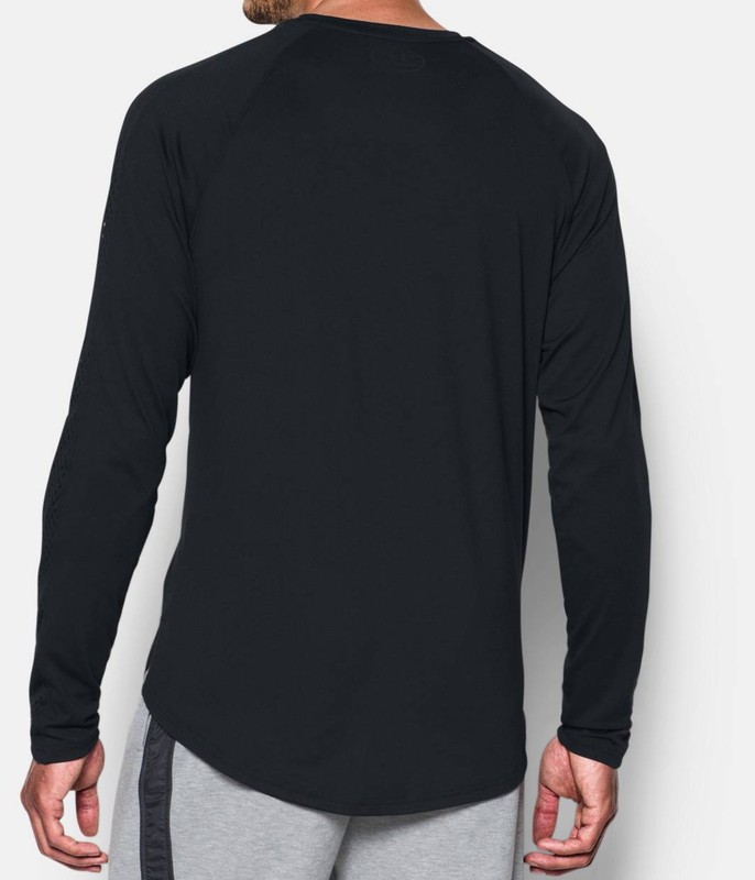 Under Armour Men UA Pursuit Long Sleeve Tee Shirt 1282971 - Black or Grey Size S gallery