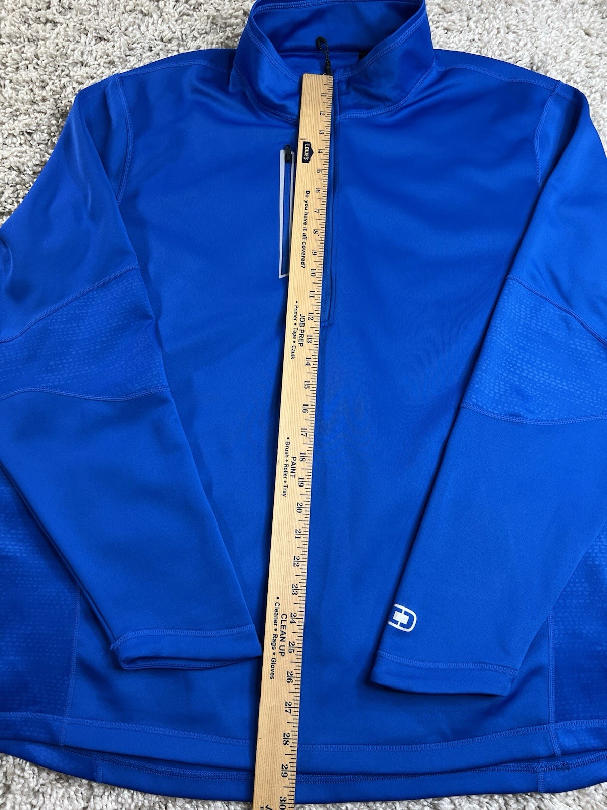 OGIO ENDURANCE Fulcrum 1/4-Zip Pullover Royal Blue Size 3XL gallery