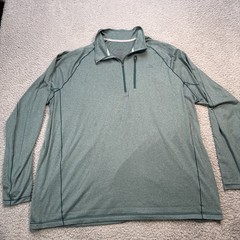LL Bean Ridge Runner 1/4 Zip Mens XXLT 2XLT Tall Performance Pullover Polyester