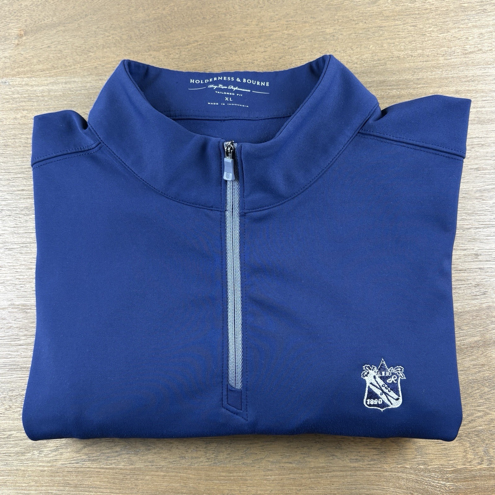 Holderness & Bourne x Ridgewood Country Club 1/4 Zip Pullover Men’s XL gallery