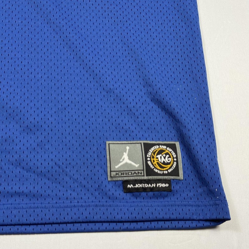 Nike Michael Jordan High School Jersey #23 Shirt Men 2XL Blue Bucs Basketball gallery