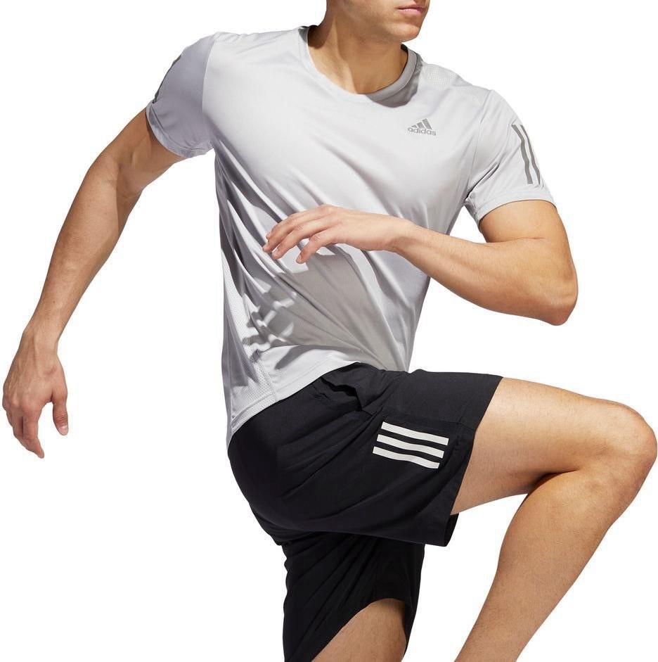 Adidas Own The Run Silver Men’s LARGE Athletic Running Shirt gallery