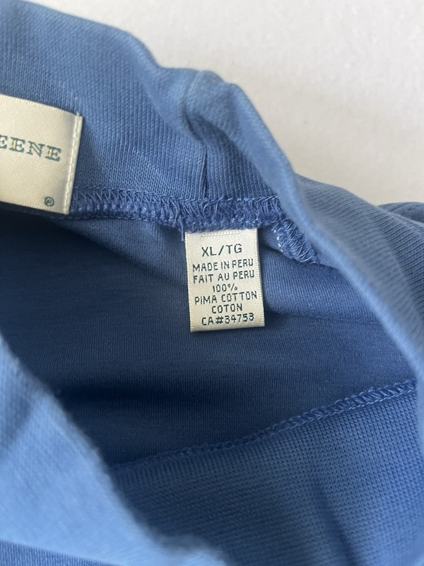 FAIRWAY & GREENE Pullover Mock Turtleneck Blue Mens XL Nantucket Golf Club Logo gallery