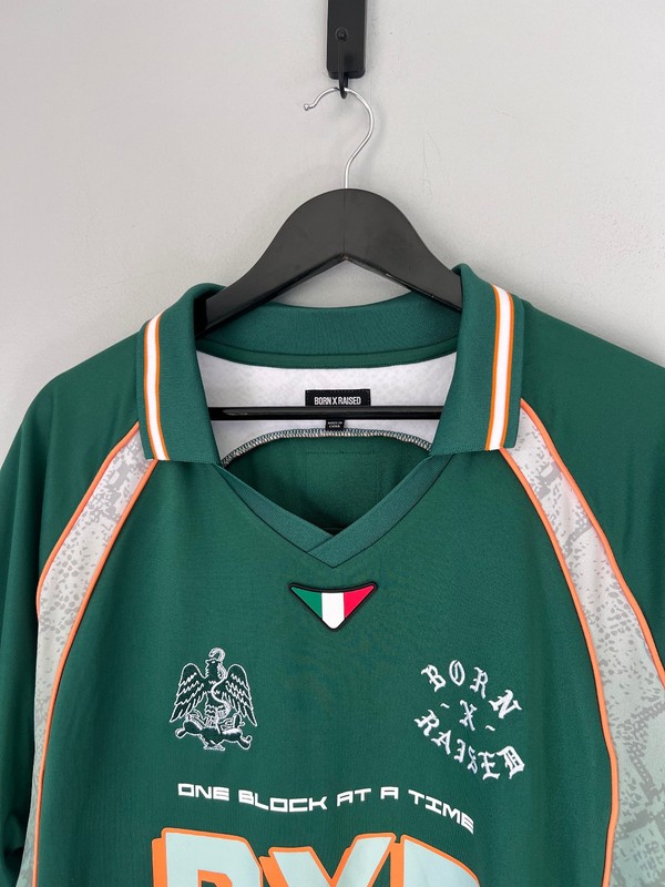 Born X Raised BXR Mexico Jersey - Size XL - Emerald Green - NEW gallery