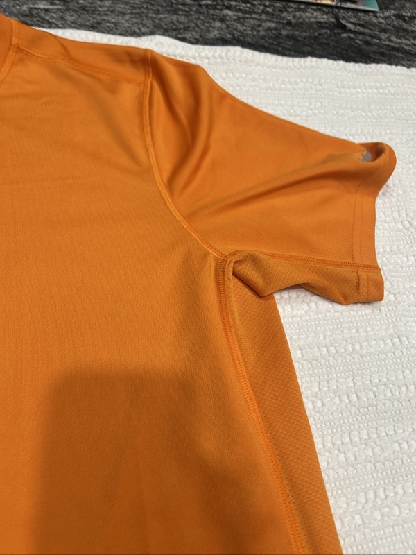 Timberland Pro Men’s Orange Athletic T-shirt Size Large Mesh Breathable gallery