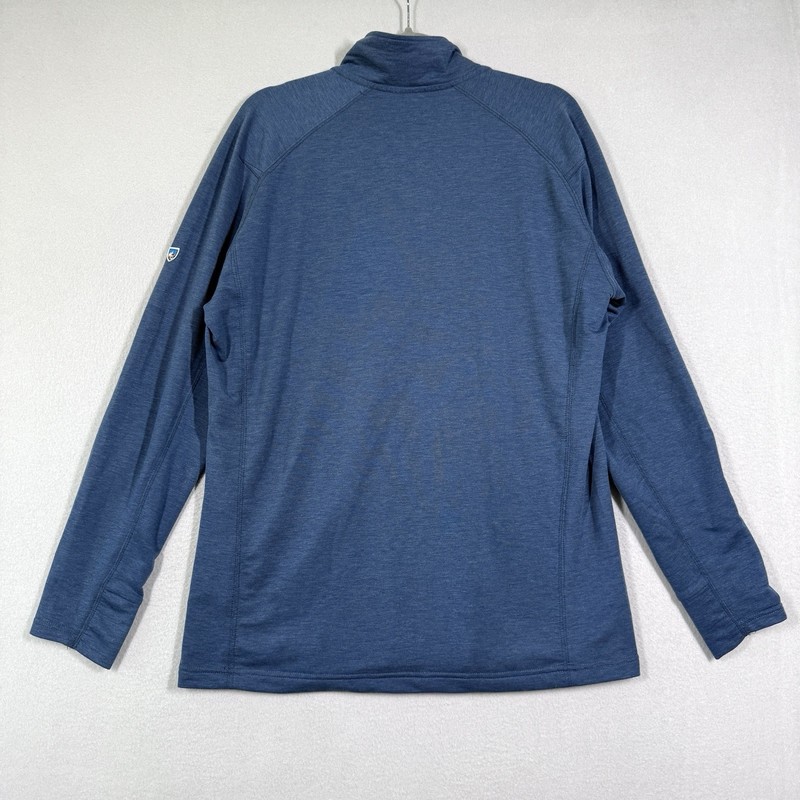 Kuhl Shirt Mens Large 1/4 Zip Pullover Hiking Outdoor Tencel Blend Thumbholes gallery