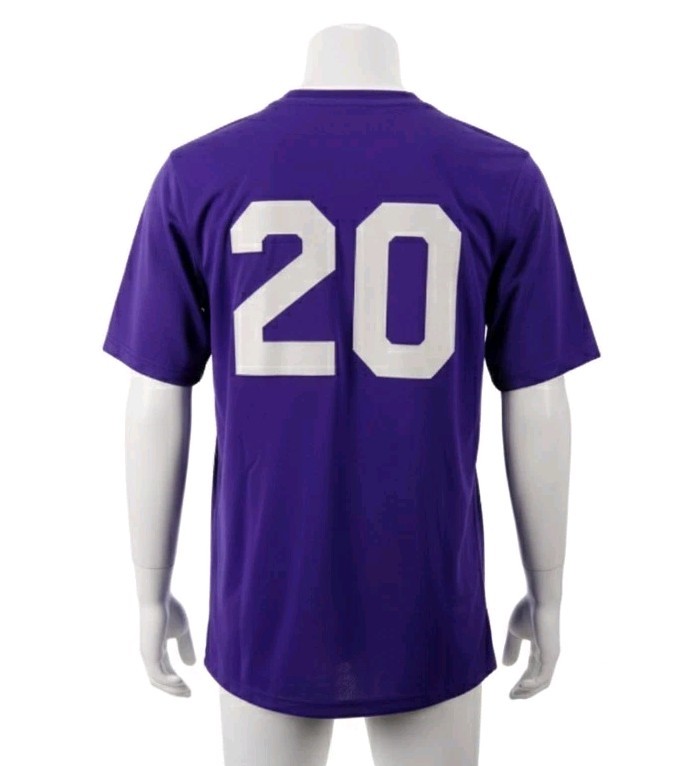 Nike Team Dri-FIT SC Lightning Jersey #20 Purple Men's Size Medium Shirt Trainin gallery