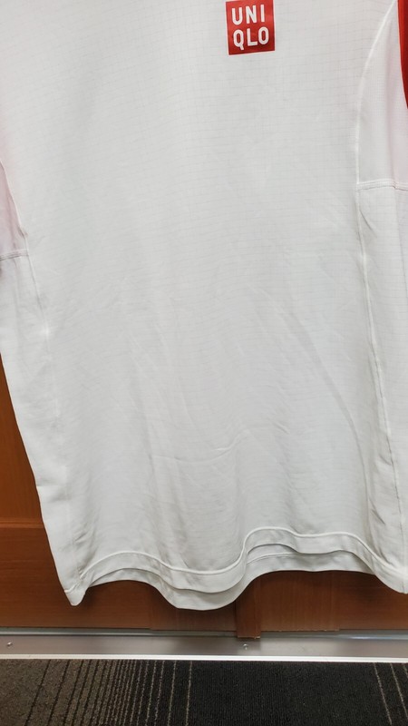 UNIQLO tennis shirt Kei Nishikori Novak Djokovik L size (US M) gallery