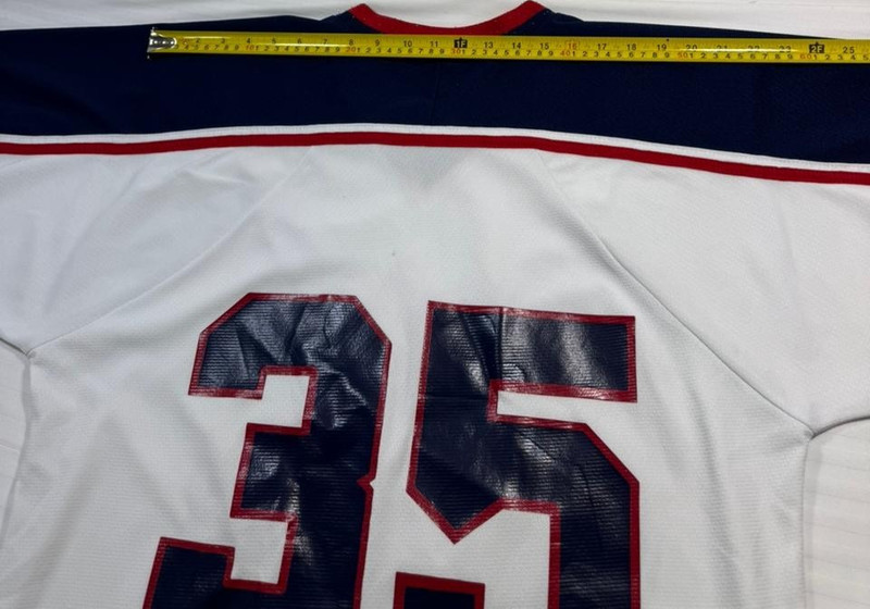 Ak Regents Transcona White Navy Red Hockey Jersey Number 35 Goalie Cut Men'S Xl gallery