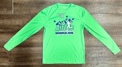 2018 Air Life 5k 10k Memorial Run Race Men’s LS T-Shirt Small S (Littleton, CO)