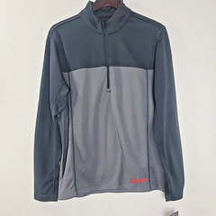 Spyder Men’s Medium 1/4 Zip Pullover Gray Soft Fleece Lined Top NWT MSRP $49