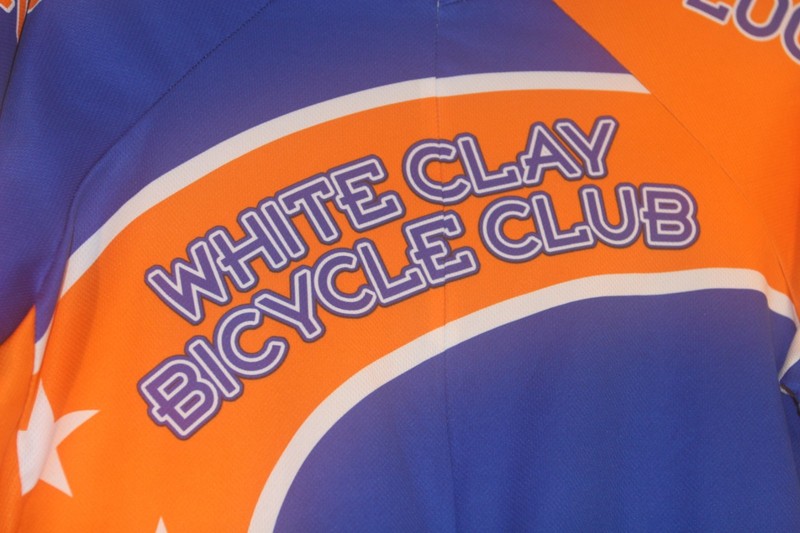VTG Revi Cycling Jersey Adult EXTRA LARGE Orange White Clay 2003 gallery