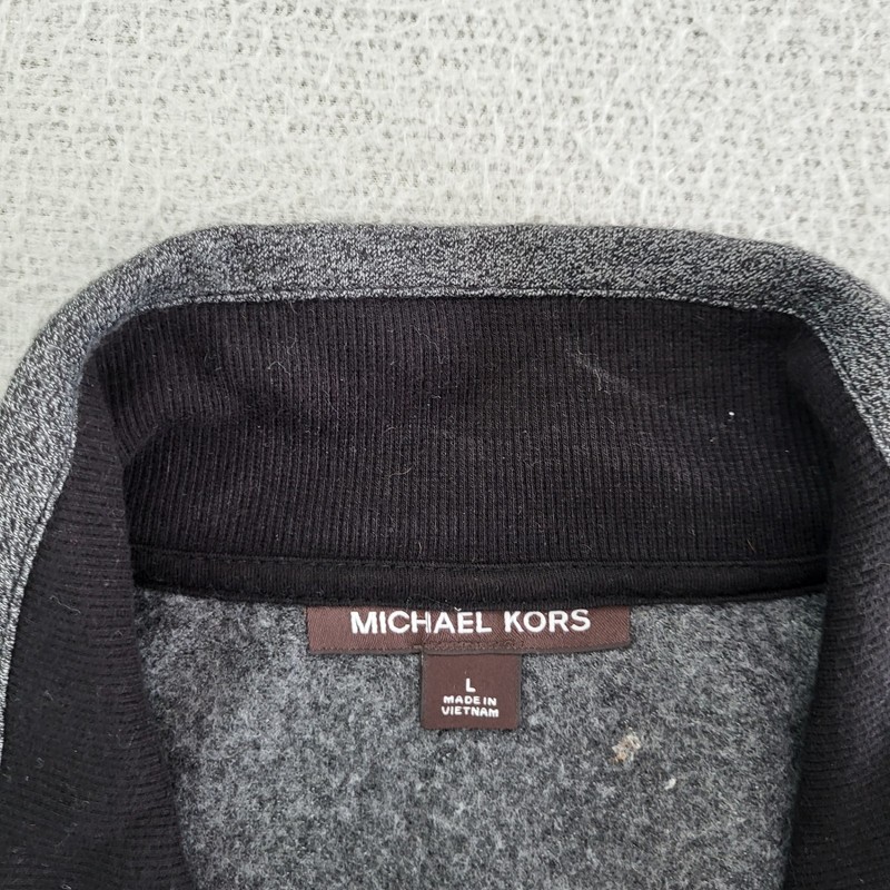Michael Kors 1/4 Zip Pullover Mens Large Performance Heather gallery