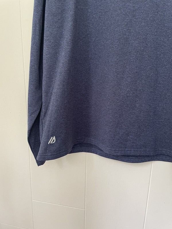 Eddie Bauer Motion Shirt Long Sleeve Blue Heathered Free Dry ~ Men’s Size XL gallery