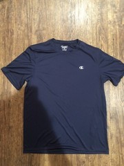 Champion Performance Mens Medium Blue Athletic Shirt A10