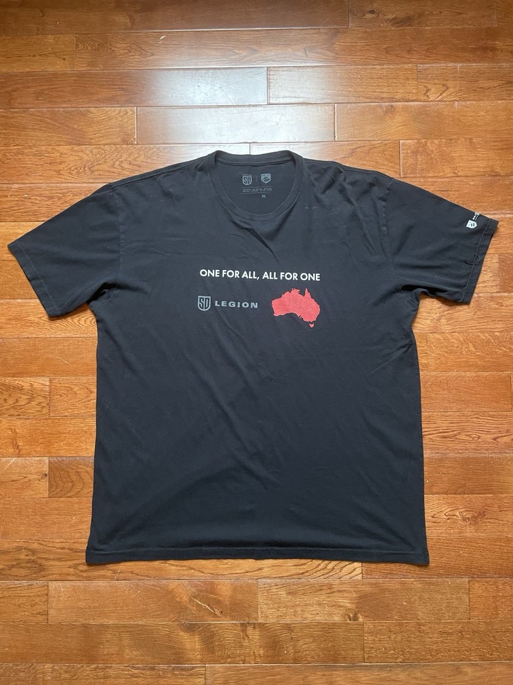 San Diego Legion Major League Rugby Union T Shirt Size XXL MLR “All For One” 2XL