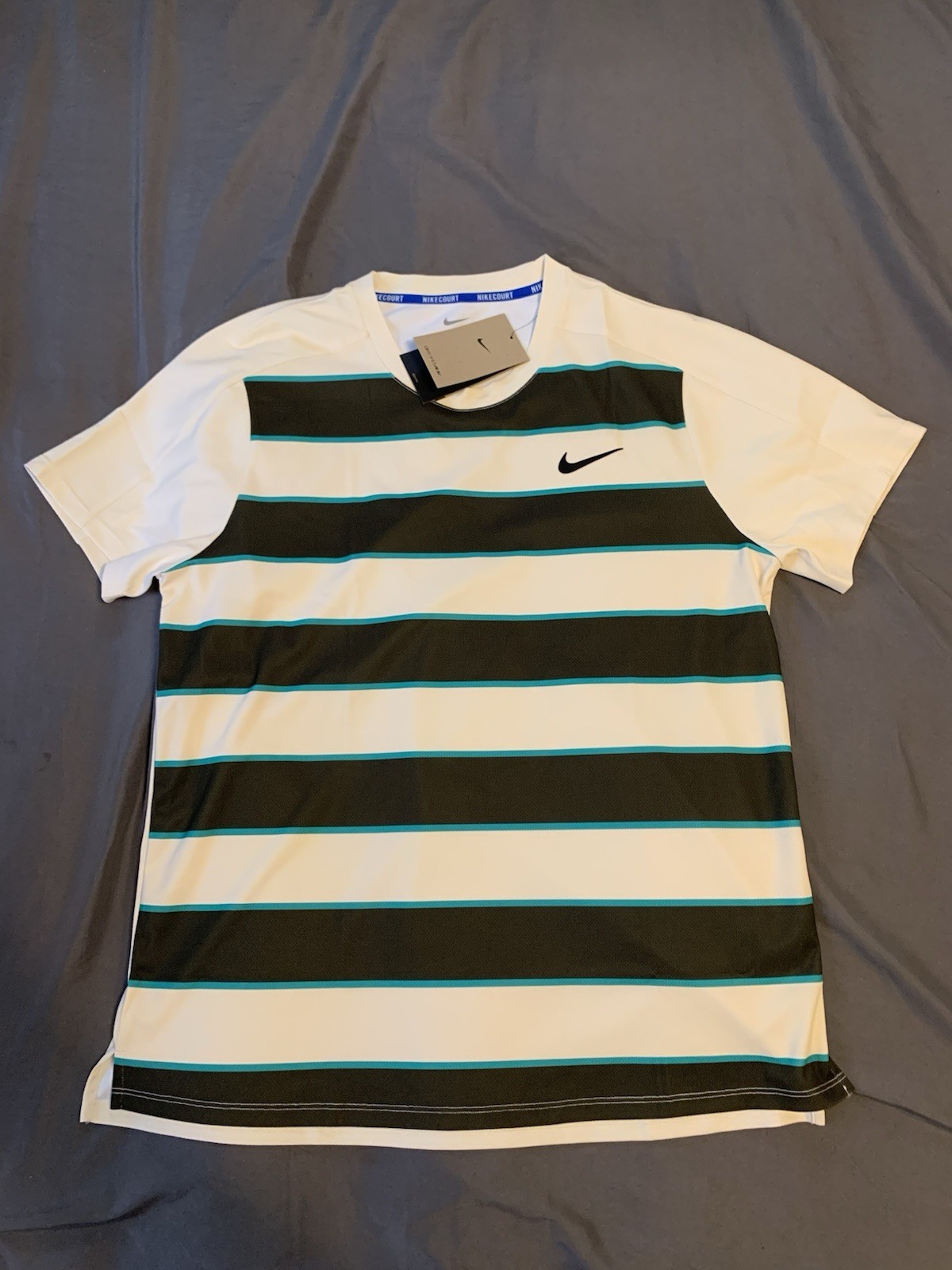 Nike x Carlos Alcaraz Mens XL 2025 Roland Garros French Tennis Shirt FZ6934-110 gallery
