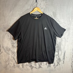 Adidas Climalite Men’s 2XL Black Polyester Short Sleeve T-Shirt