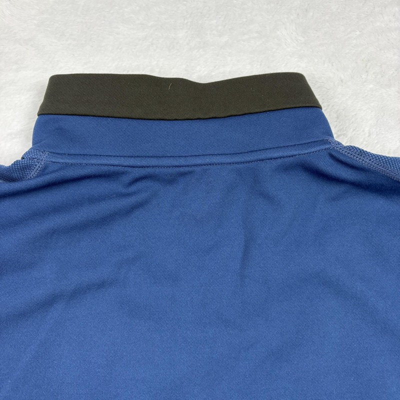 Nike ACG Pullover Mens L Blue NikeFITDRY 1/4 Zip Long Sleeve Stand-Up Tagless gallery