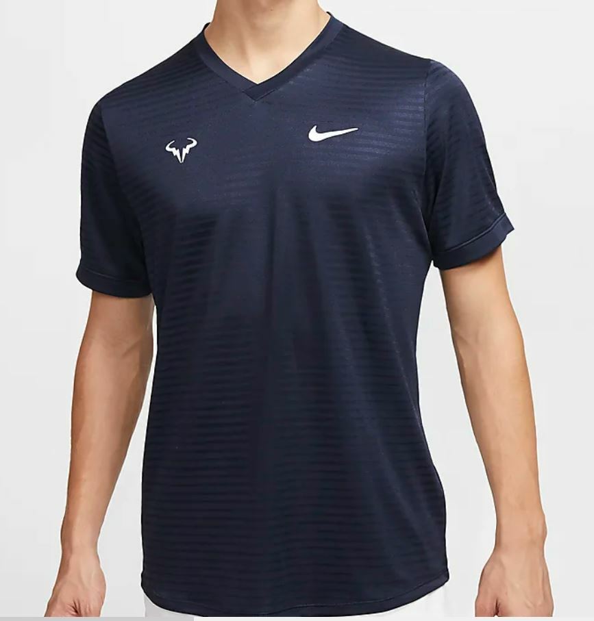 NikeCourt Rafa Challenger Men's Short Sleeve Tennis Top Rafa Bull Logo gallery