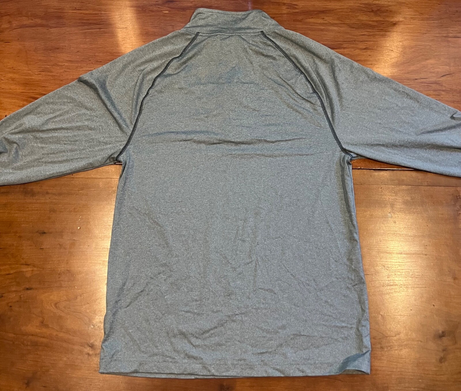 Training Fit Quarter Zip Sweatshirt S Gray Long Sleeve Dri Star Men’s gallery