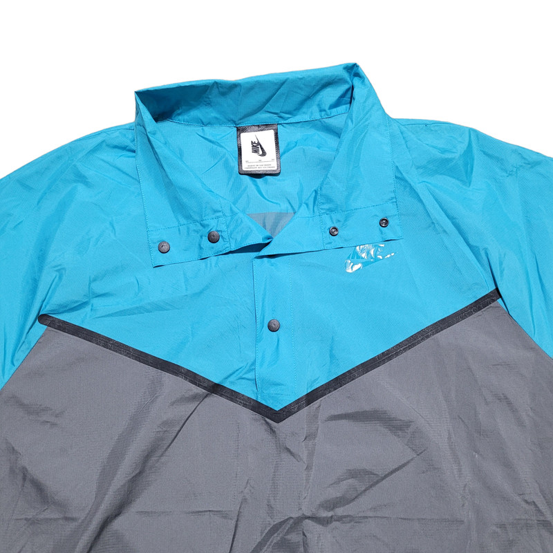 NikeLab x Kim Jones Windrunner Men's M Blue 1/4 Snap Pullover Packable Jacket gallery