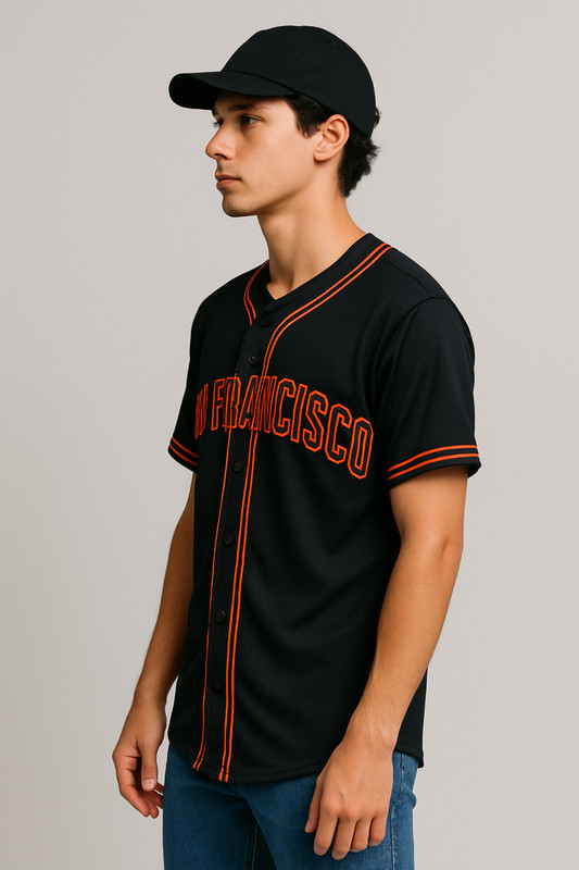 Renegade Sportswear Men’s 100% Poly Cheese Cloth Baseball Shirt w/City Name gallery