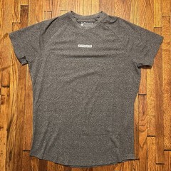 Alphalete Men’s Athletic T Shirt Size Small Performance Fit Cotton Spandex Gray