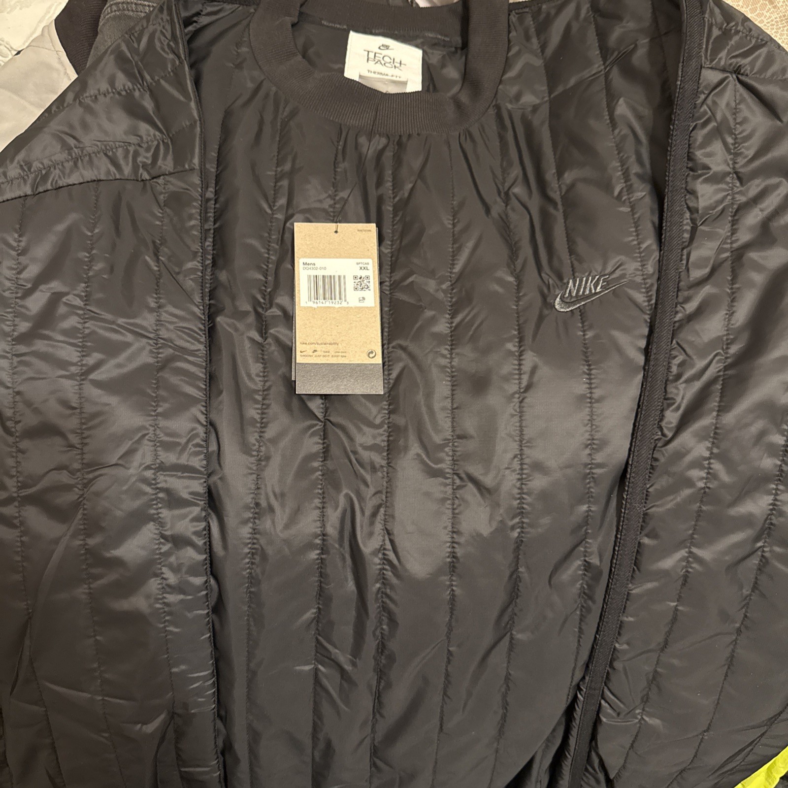Nike Therma-Fit Tech Pack Winterized Crew Pullover Black DQ4302-010 Size 2XL gallery