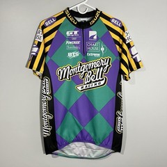 Vintage Parentini Bike Bicycle Racing Montgomery Bell Cycling Jersey Adult XL
