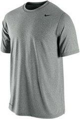 NWT NIKE Mens Legend Short Sleeve Tee Gray/Black SMALL 727982-091