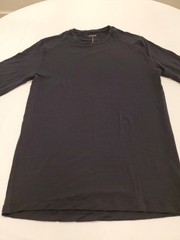 PROOF MERINO LONG SLEEVE CREW STONE BLACK MEDIUM BRAND NEW NO TAGS