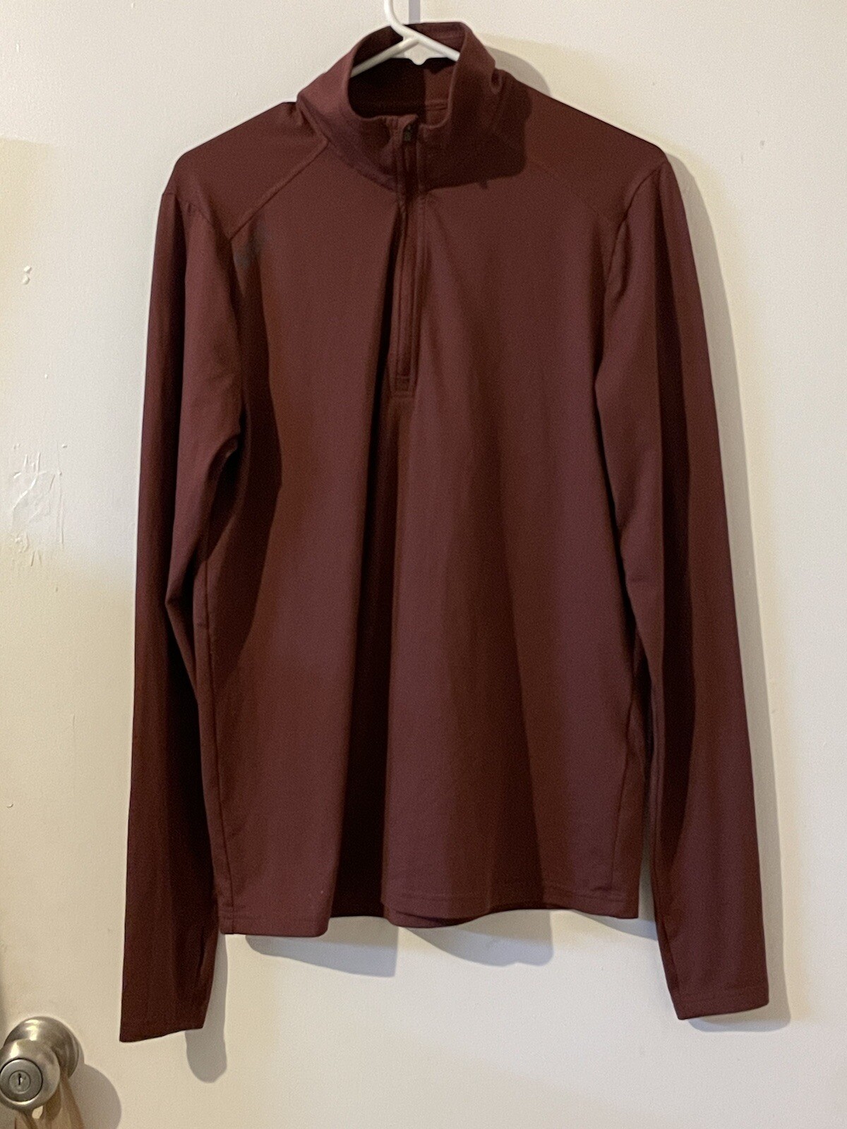 511 Tactical Pullover Mens SZ S Maroon PT-R Training 1/4 Zip gallery