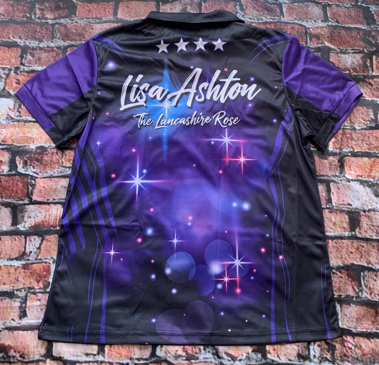 Lisa Ashton Women’s Mens PDC Darts Polo Shirt New Size L/Pit To Pit 22.75 Inches gallery