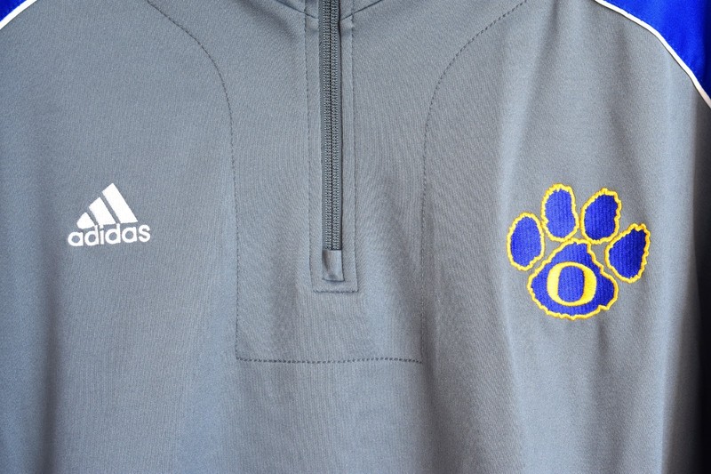 Men's Adidas 1/4 Zip Performance Pullover MLB Baseball 2XLARGE Gray/Blue gallery