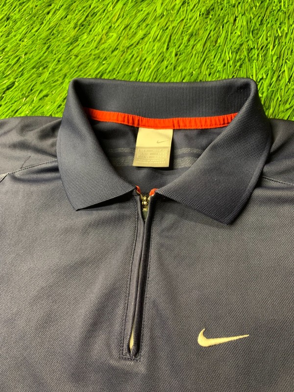 NIKE N-ATHLETIC ORIGINAL TRAINING MEN ZIP POLO SHIRT JERSEY SIZE S SMALL 36/38 gallery
