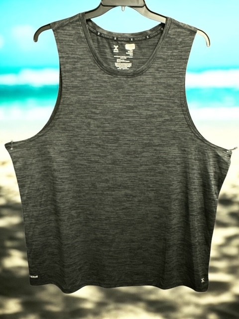 Xersion Men's 2XL Shirt Train EverAir Sleeveless Tank Gray Breathable Quick Dry gallery