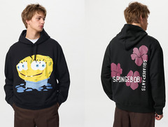 NWT Cactus Plant Flea Market X SpongeBob SquarePants Premium Sweatshirt Hoodie