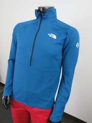 Mens North Face Summit 1/2 Zip Futurefleece Fleece Sweater Pullover Jacket Blue