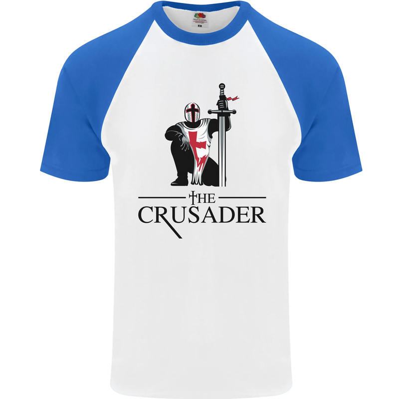 The Crusader Knights Templar St Georges Day Mens s/s Baseball T-Shirt gallery